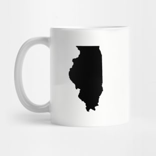 Illinois Black Mug